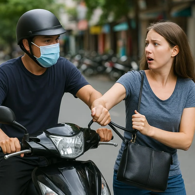 Воровство на улицах Вьетнама