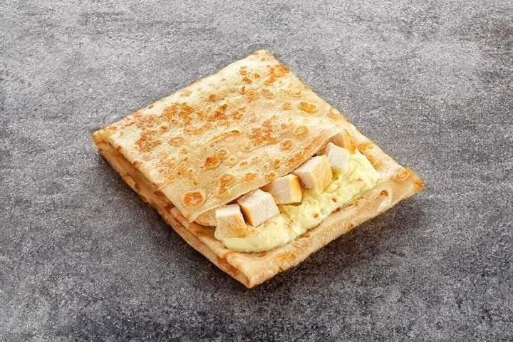 Блин с курочкой и картофельным пюре