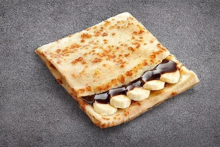 Блин с нутеллой и бананом 