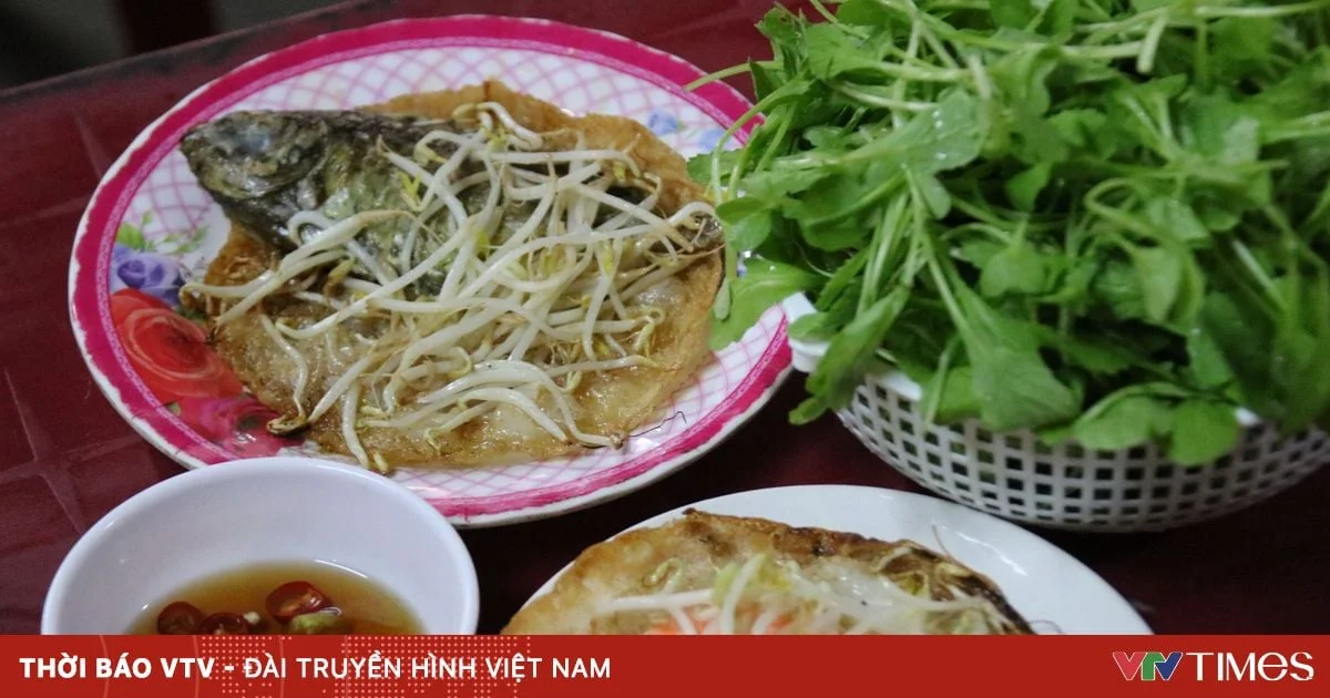 Приезжайте в деревню Чуон отведать блинчики «бань кхоай» с рыбой кинь.