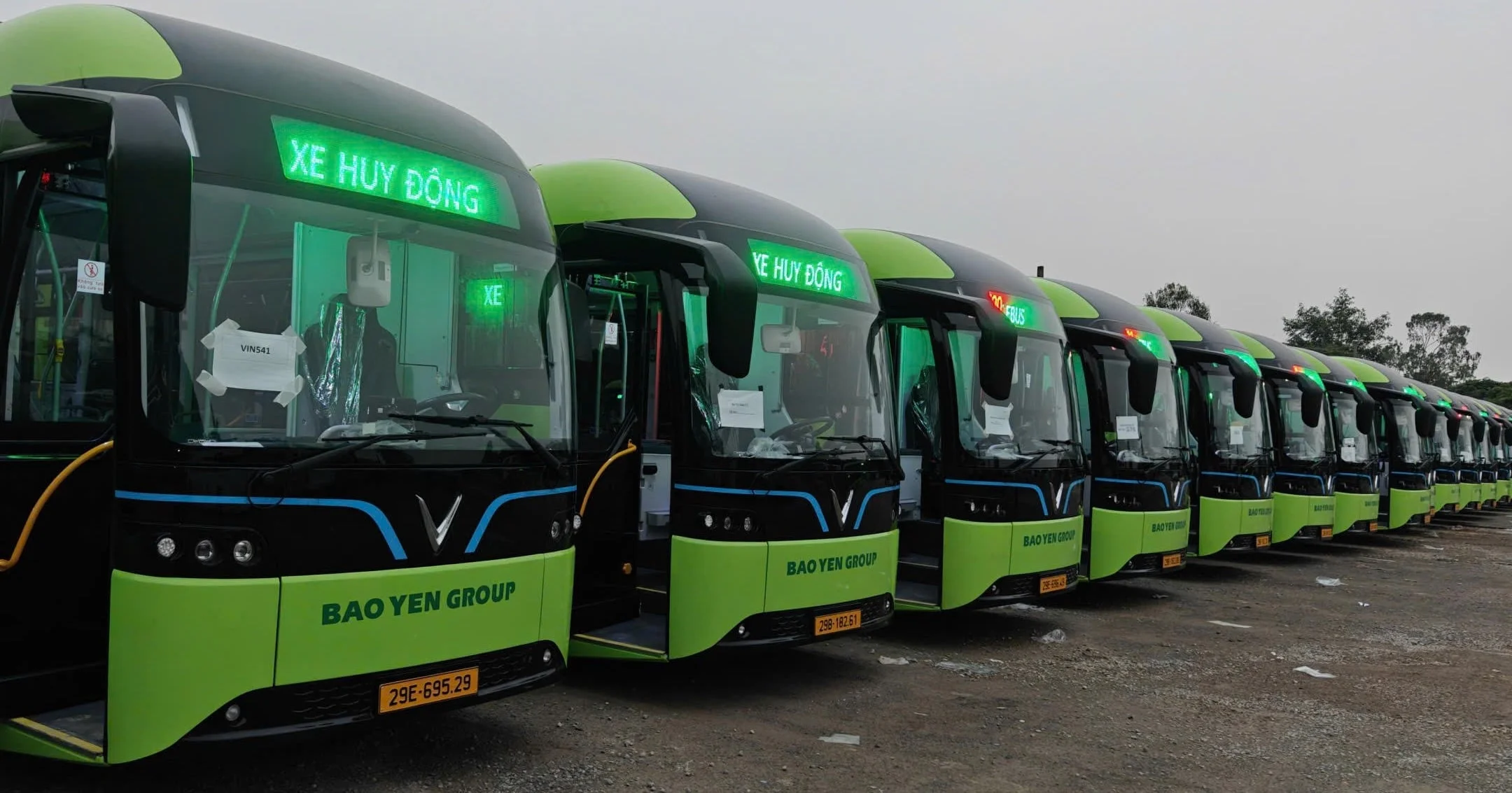 Ханой добавил в эксплуатацию 53 электрических автобуса.